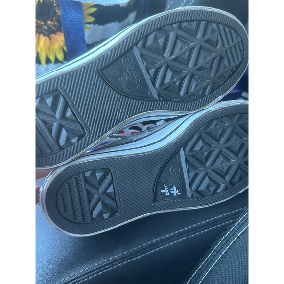 RARE Converse Chuck Taylor All Star Sequin America Flag Hightop Sneakers 549638C - Picture 4 of 6